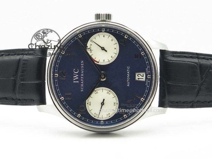 MIROTIME 0209 Portuguese Real PR IW500112 ZF 1:1 Laureus Edition On Black Leather Strap A Flexible 7369